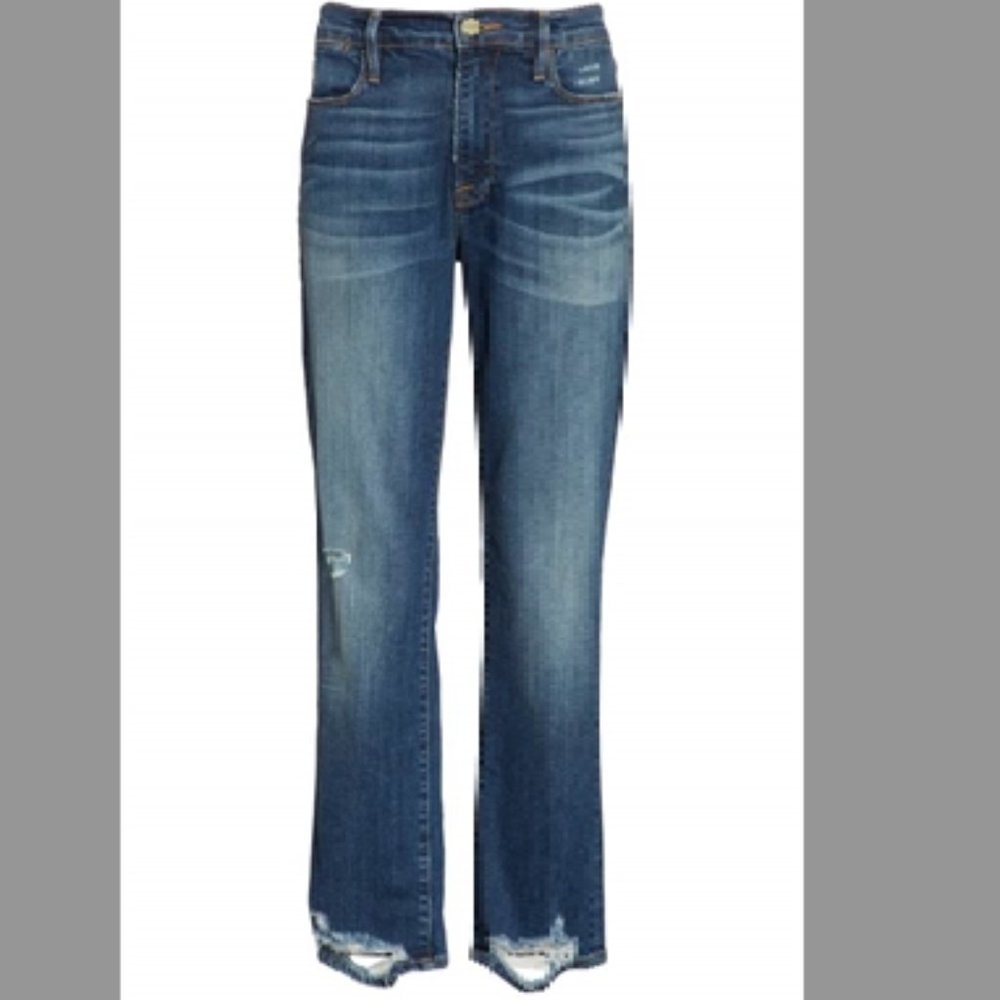 FRAME LE HIGH STRAIGHT HIGH RISE JEANS IN RANDOLPH WAY size 29